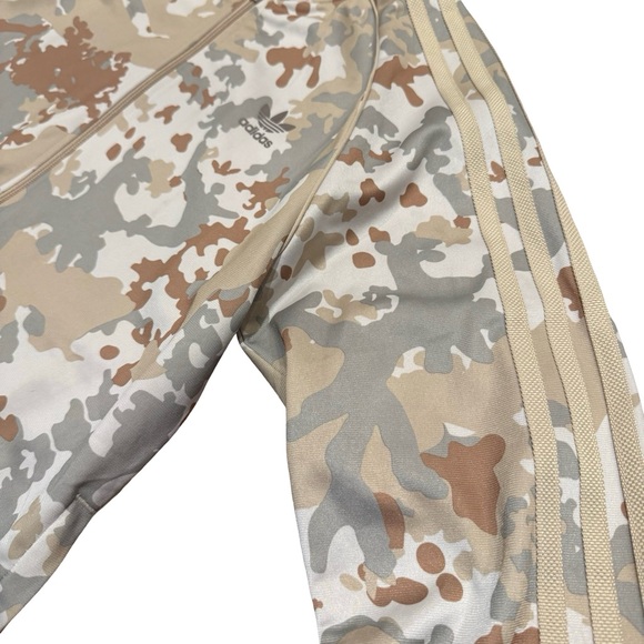 Adidas Kids Beige Camo Zip Up Athletic Jacket - Picture 3 of 6